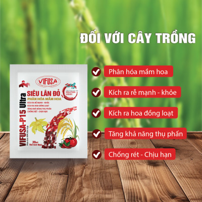 VIFUSA-P15 Ultra - Phân bón Lân hữu cơ gói 30ml