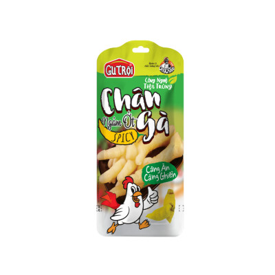 CHÂN GÀ NGÂM ỚT ÔNG CHÀ VÀ 33G - Càng Ăn Càng Ghiền