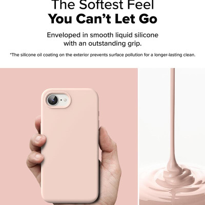 Ốp lưng dành cho iPhone 16e RINGKE Silicone Magnetic - Hàng Chính Hãng