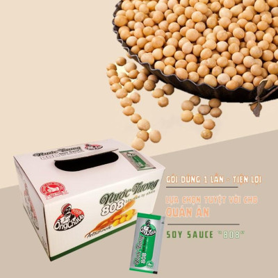 Combo 2 Hộp 240 Gói Nước Tương Gói 808 Ông Chà Và (Soy Sauce)