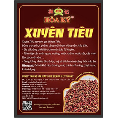 Xuyên tiêu 100gr Hoà Ký nguyên chất