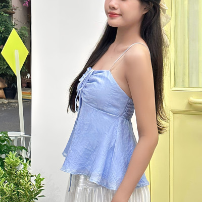 Áo hai dây cột nhiều màu sắc đơn giản form tôn dáng Sun Miều Est.2013