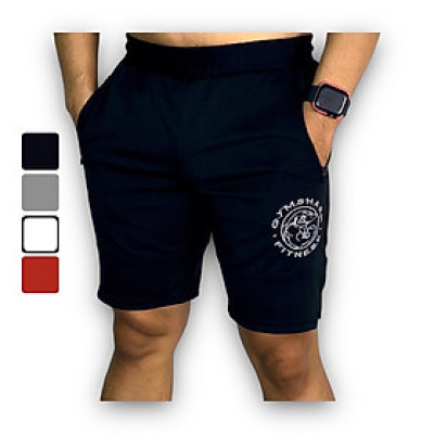 Quần thun nam thể thao DO GYM SHOP logo thêu thun poly 4 chiều thoáng mát