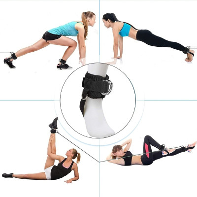Combo 2 Dây Đai Đeo Cổ Chân AOLIKES 7145 - Hỗ Trợ Tập Mông, Chân, Tăng Cơ Săn Chắc