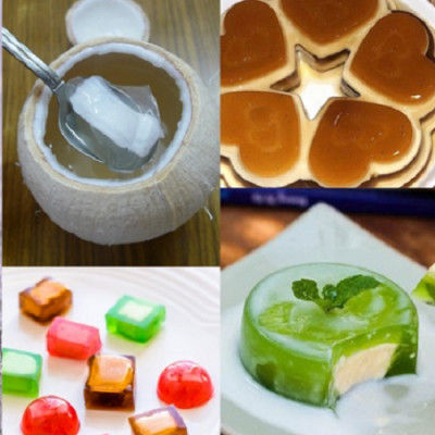 Bột Rau Câu Con Cá Giòn Hiệp Long 25gram/gói