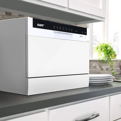 Máy Rửa Bát KAFF KF-W8001EU Màu Trắng - 6 Bộ Châu Âu - Hàng Chính Hãng