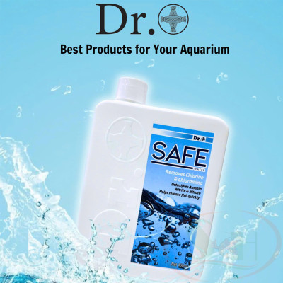 Khử độc nước Dr+ Safe Water xử lý clo kim loại nặng bể mới cá tép thủy sinh