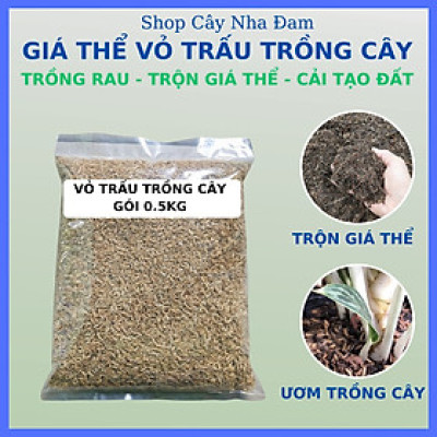 Vỏ Trấu Trồng Cây Cảnh, Rau Sạch, Hoa.