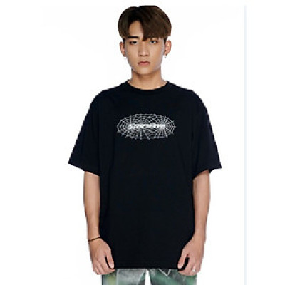 5THEWAY /spider web/ NEW TEE in BLACK aka Áo Thun Đen