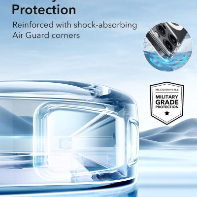 Ốp Lưng cho iPhone 16 Pro / iPhone 16 Pro Max ESR Zero Clear Case HaloLock - Hàng Chính Hãng