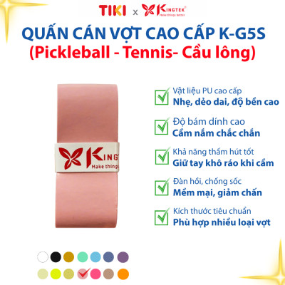 Quấn Cán Vợt KINGTEK K-G5S | Overgrip Cao Cấp Cho Pickleball  - Cầu Lông - Tennis | Êm Tay – Chống Trượt – Hút Mồ Hôi