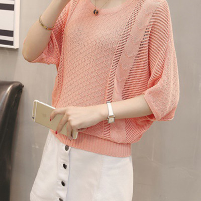 Áo len lưới cánh rơi nữ Haint Boutique Al32