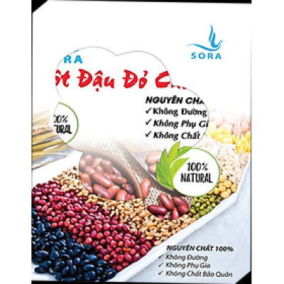 Sora Bột đậu đỏ cao cấp nguyên chất 100%