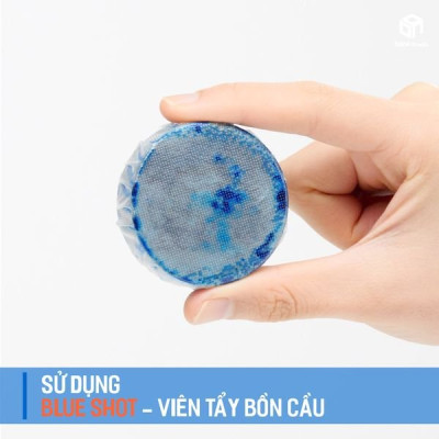 Combo 2 Vỉ Tẩy Diệt Khuẩn Vệ Sinh Bồn Cầu Cao Cấp Hàn Quốc Blueshot
