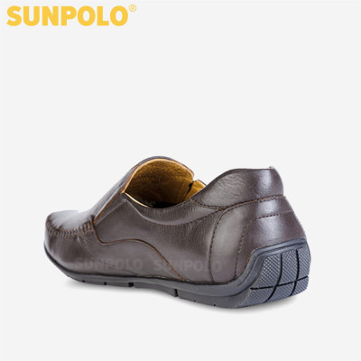 Giày Lười Nam Da Bò SUNPOLO SUKT2582