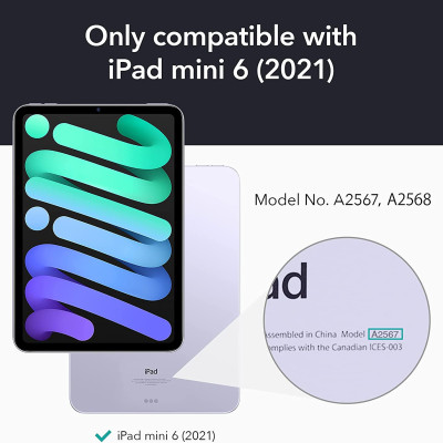 Bao Da Dành Cho iPad Mini 6 / iPad Mini 7 ESR Rebound Magnetic Slim Case - Hàng Nhập Khẩu