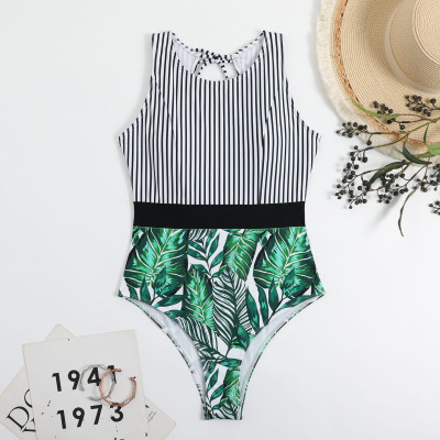 Bikini Liền Thân Họa Tiết Trẻ Trung