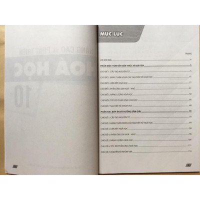 Sách - Nâng Cao Và Phát Triển Hoá Học 10