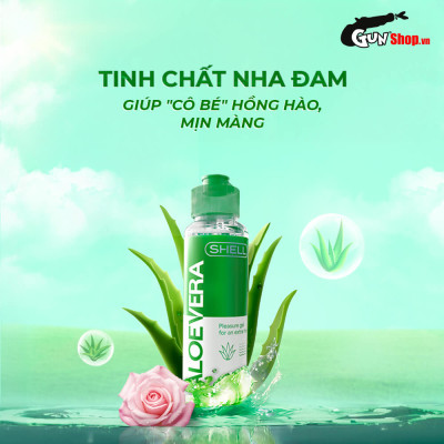 Gel bôi trơn tinh chất lô hội - Shell Aloe Vera - Chai 100ml