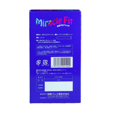 Bao cao su Sagami Miracle fit hộp 10 cái