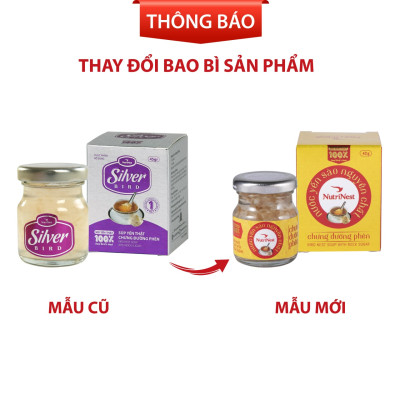 Nước Yến Sào Nguyên Chất Chưng Đường Phèn - NutriNest - Hũ đơn 42g