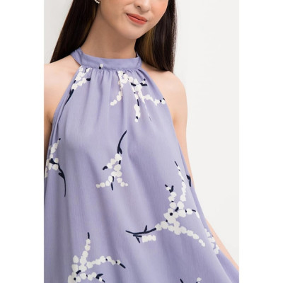 Đầm Chiffon Xòe Cổ Yếm Maxivic, La Mộc - LM62165B