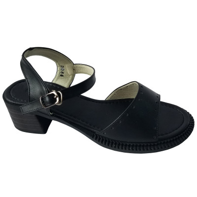 Giày Sandal Cao Gót Da Bò BIGGBEN Cao 4 Phân SDCG141