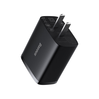 Cốc Sạc Đa Năng 3 Cổng Sạc Baseus Compact Charger 17W - Hàng chính hãng