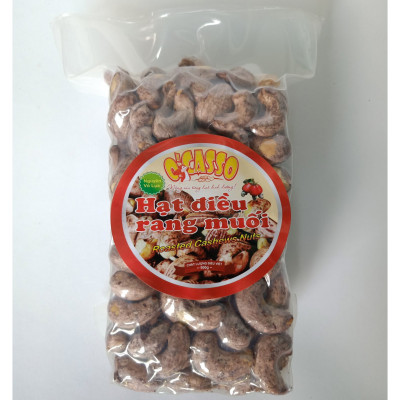 1Kg Hạt Điều Rang Muối Vỏ Lụa Loại Cồ O