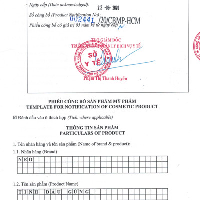 Tinh Dầu Thiên Nhiên Nano Gừng 30ml