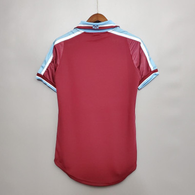 Áo Bóng Đá Retro West Ham United 1999/2001 - Sân Nhà bản cao cấp vải Cotton Polyester