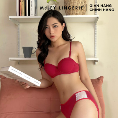 Bộ Áo Cúp Ngang và Combo 5 Quần Lót Nữ Thun Lạnh Scarlet Miley Lingerie BRM04002_FMM0405