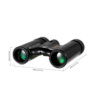 Ống nhòm nhỏ gọn cầm tay ngoài trời, 10x22 cho trẻ em và người lớn