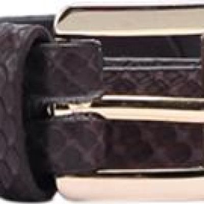 Thắt Lưng Nữ Da Trăn Huy Hoàng HT5302 - Nâu