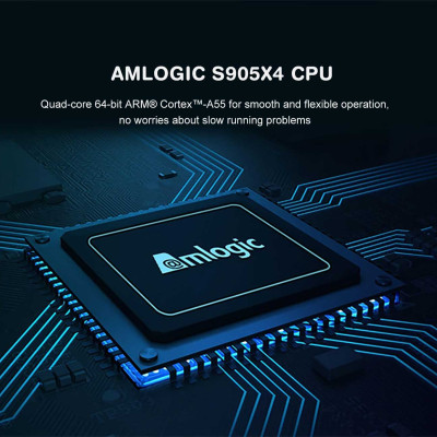 Android tivi box magicsee n5 max x4 Rom 64G Ram 4G điều khiển giọng nói tiếng Việt kiêm bàn phím chuột bay có đèn nền wifi 2 băng tần bluetooth S905X4 cài sẵn phim, truyền hình cáp miễn phí vĩnh viễn - Hàng nhập khẩu