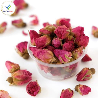 Nụ Hoa Hồng Đà Lạt (Nguyên Nụ, Khô, Thơm, Đẹp) Viettin Mart 100G