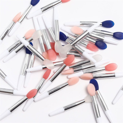 Set 5 Cọ Môi Silicon Thoa Son Kèm Túi Đựng- DRU - Hàng Chính Hãng  