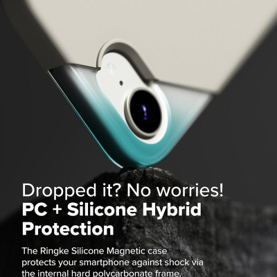 Ốp lưng dành cho iPhone 16e RINGKE Silicone Magnetic - Hàng Chính Hãng