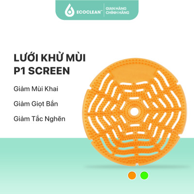 Lưới Khử Mùi Bồn Tiểu Nam P1-Screen - Miếng Tròn - Nhiều Mùi Hương