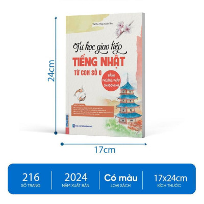 Sách - Tự Học Giao Tiếp Tiếng Nhật Từ Con Số 0 Bằng Phương Pháp Shadowing - MCBooks