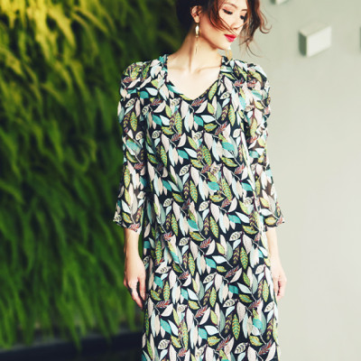 Đầm Suông Olive DRE170 Thời trang thiết kế Hity