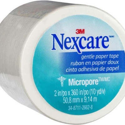 Băng keo y tế cuộn giấy 3M Nexcare 530-P2, kích thước 50.8mm x 9.14m, sản xuất tại Mỹ (giá 1 cuộn)