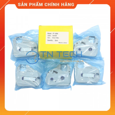 Ruy băng mực PUTY PT-10BK - MÀu đen 12MM x 80M - Dùng cho máy in ống PUTY PT-1010 [Hàng nhập khẩu]