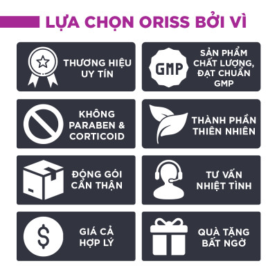 Kem nứt gót Oriss dưỡng ẩm làm mềm gót chân làm liền vết thương 30g