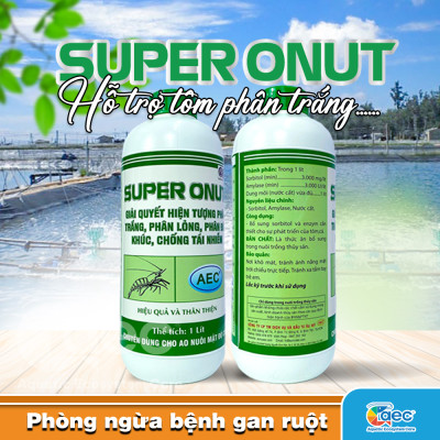 Chế phẩm thảo dược Super Onut – Duy trì hệ vi sinh cho tôm cá