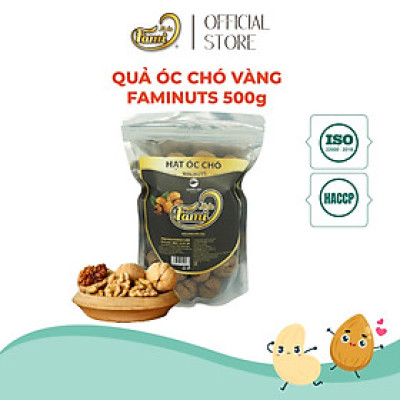 Hạt Óc Chó Faminuts Đóng Túi Zip 500g