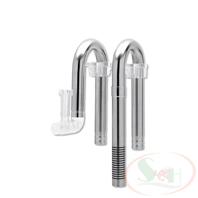 Bộ in out inox Aquapro Mini Skimmer 12, 16 mm hút lọc váng nano bể thủy sinh cá tép cảnh