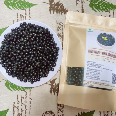 Hàng loại 1 - Đậu nành đen xanh lòng (đậu tương đen) không biến đổi gen - Black soybean non GMO