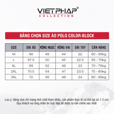 Áo Polo Nam VIỆT PHÁP Form Basic Chất liệu Cotton Pique co giãn thấm hút mồ hồi tốt 3403