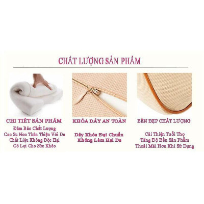 Gối tựa lưng xe hơi, ô tô cao cấp chất liệu 100% cao su non - 2 màu: Đen và Ghi - Mã: B01